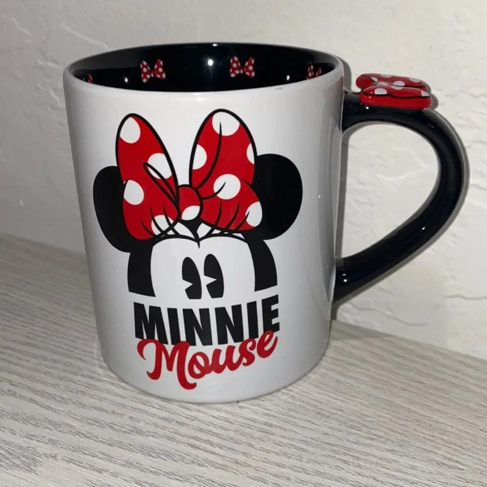 Collectible Mug Lot of 4 - Authentic Disney Parks Minnie Mouse & MSRF